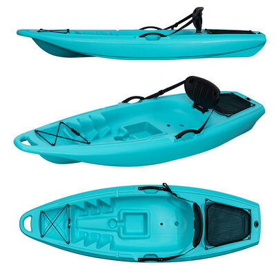 Good price Cross-border HDPE Plastic Children's Fishing Kayak Blow Molded Hard Boat Under 2m Length 55L Capacity 1-Person online