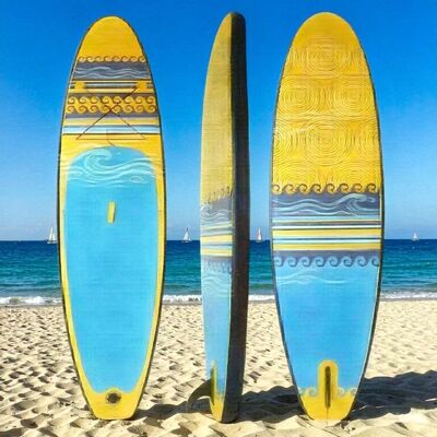 Good price Factory supply Foldable Inflatable PVC Stand-Up Paddleboard (SUP) for Adult Surfing & Kayaking online
